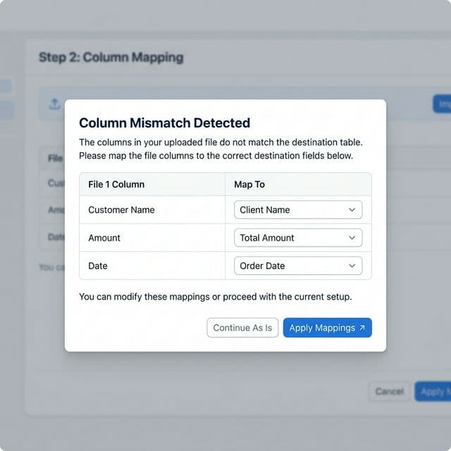 Handle Column Conflicts (If Any)